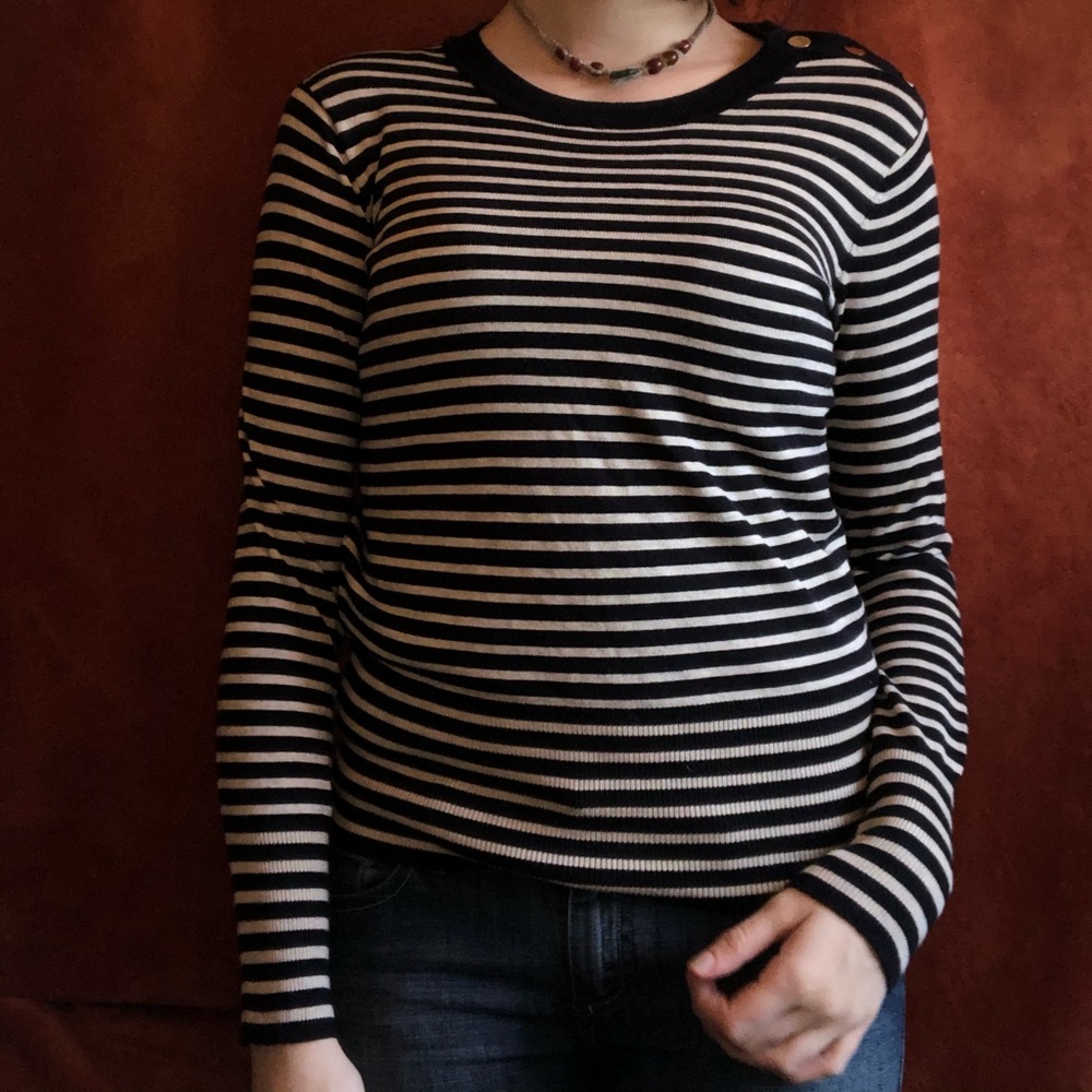 Philosophy stripped sweater